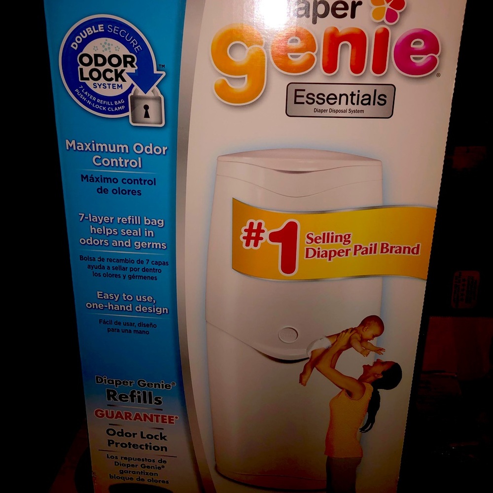 Baby diaper bin